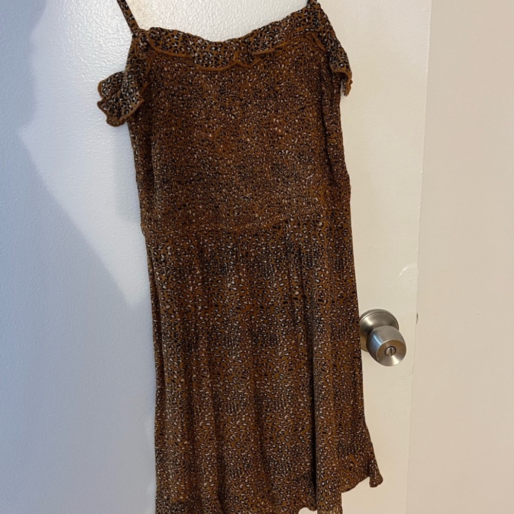 CHEETAH PRINT MINI DRESS | URBAN OUTFITTERS. Size small.